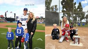 "He's really enjoying bossing us around" - Freddie Freeman's wife Chelsea gushes over son Max's personality being back amid his battle with GBS