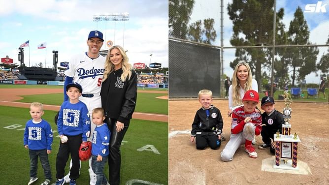 "He's really enjoying bossing us around" - Freddie Freeman's wife Chelsea gushes over son Max's personality being back amid his battle with GBS