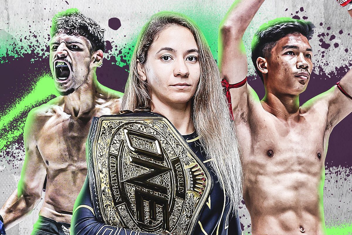 Elias Mahmoudi (left), Mayssa Bastos (middle), and Aliff (right) | Image credit: ONE Championship