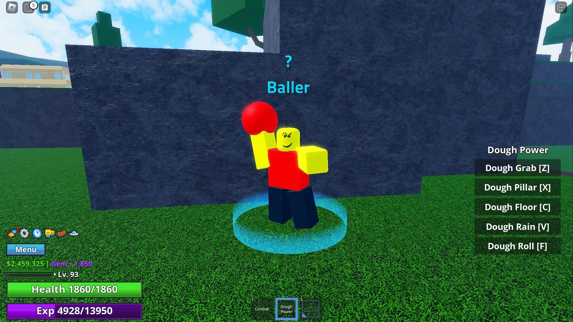 The Baller NPC (Image via Roblox)