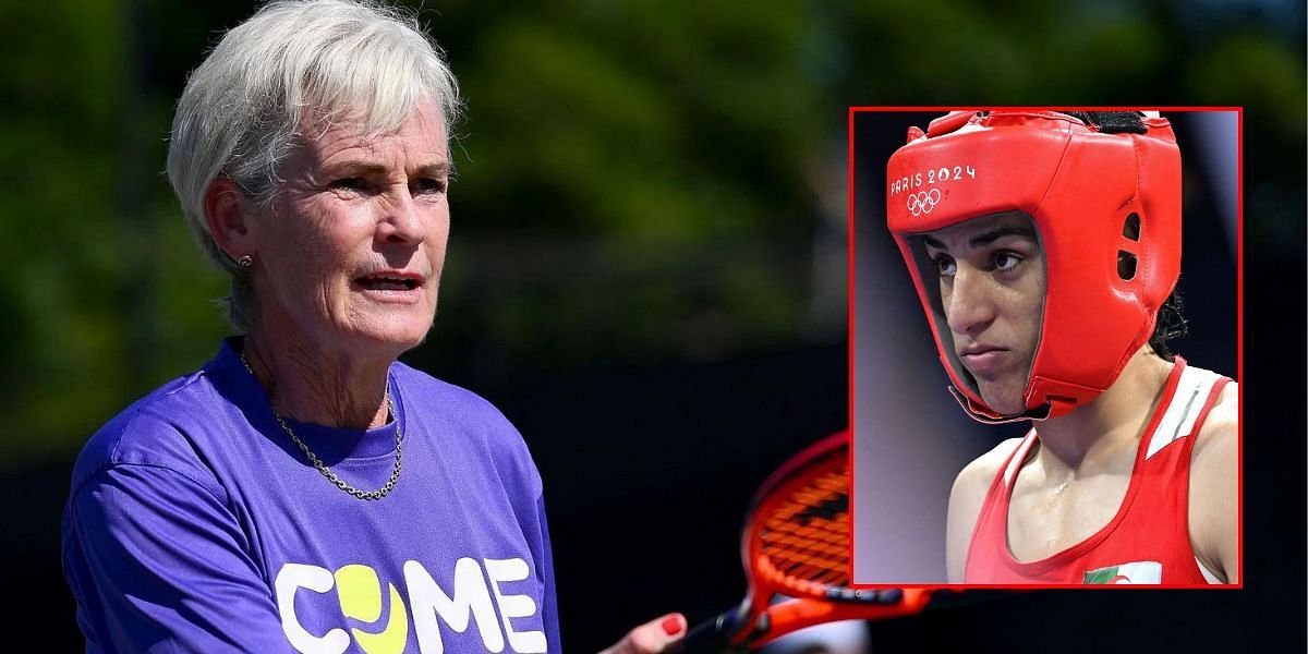 Judy Murray is against allowing gender-test failed boxer Imane Khelif at Paris Olympics. (Images via GETTY)