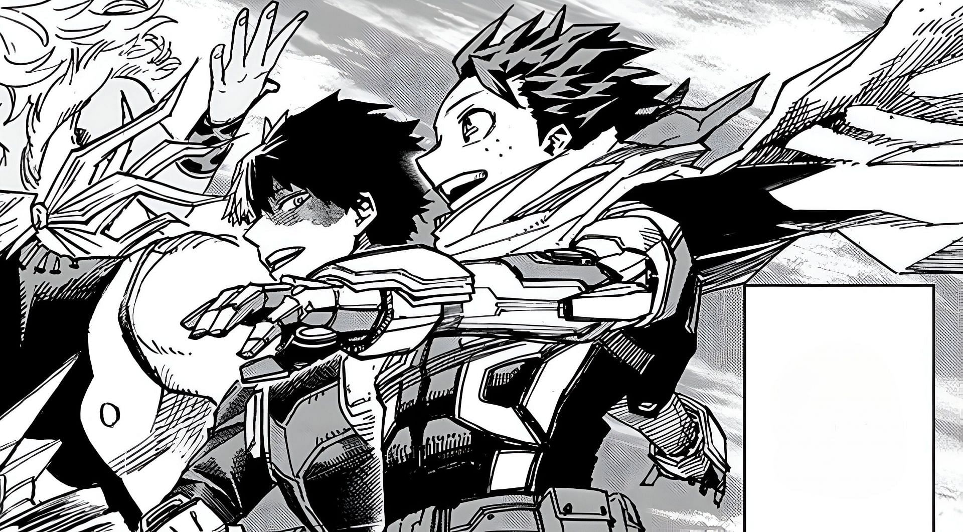 Deku as seen in My Hero Academia manga (Image via Shueisha)