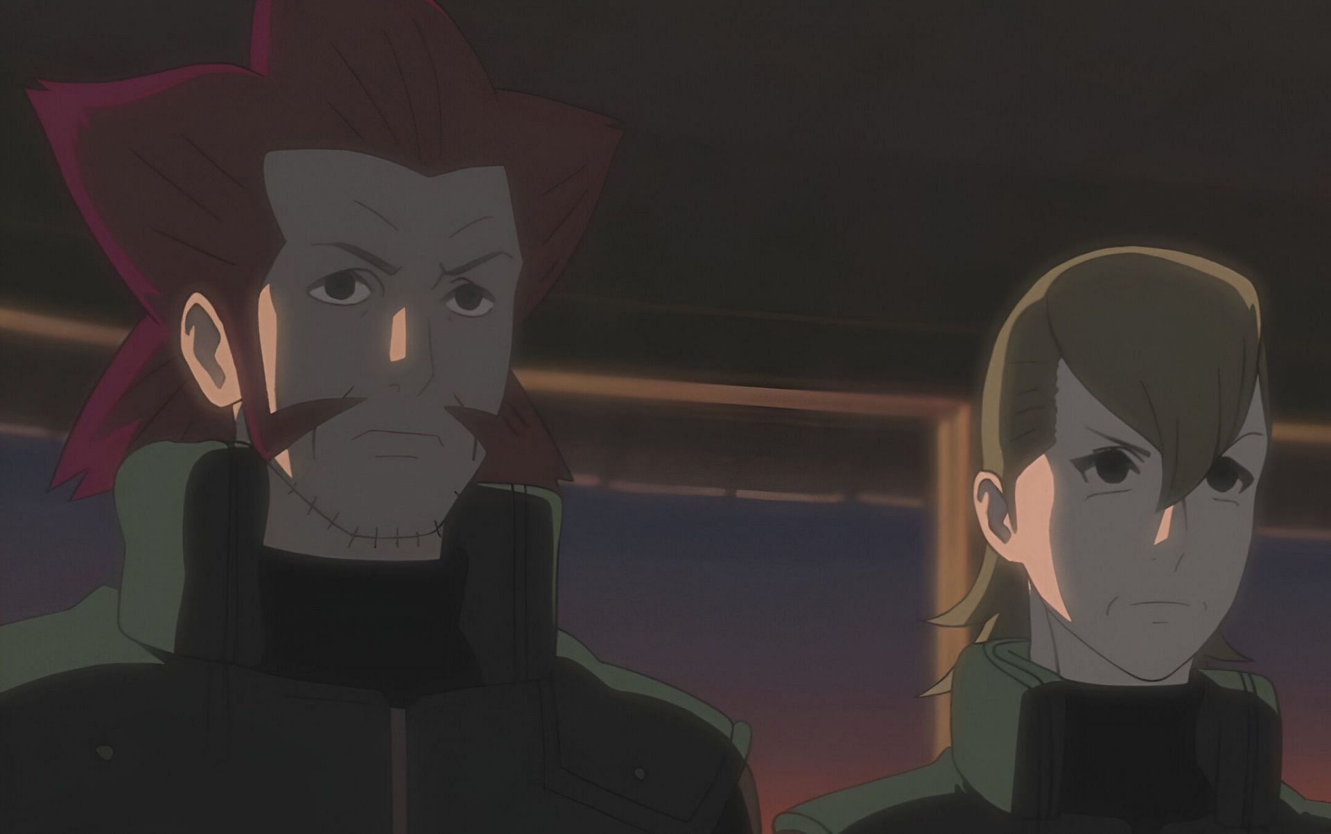 Kizashi and Mebuki as seen in the anime (Image via Studio Pierrot)