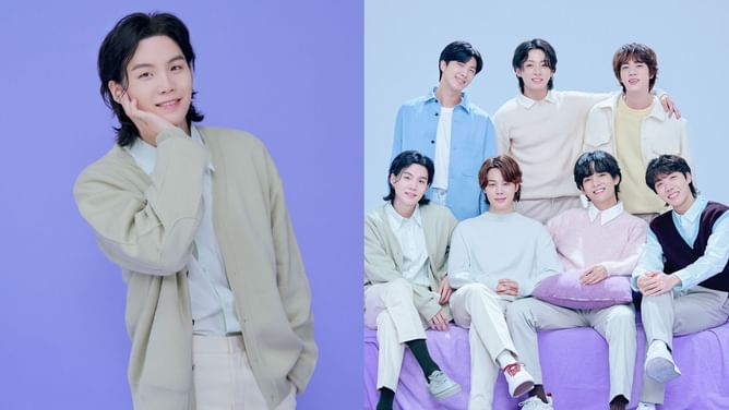 International ARMYs rally behind Suga with “BTS IS SEVEN” supportive displays around HYBE building amidst the DUI controversy