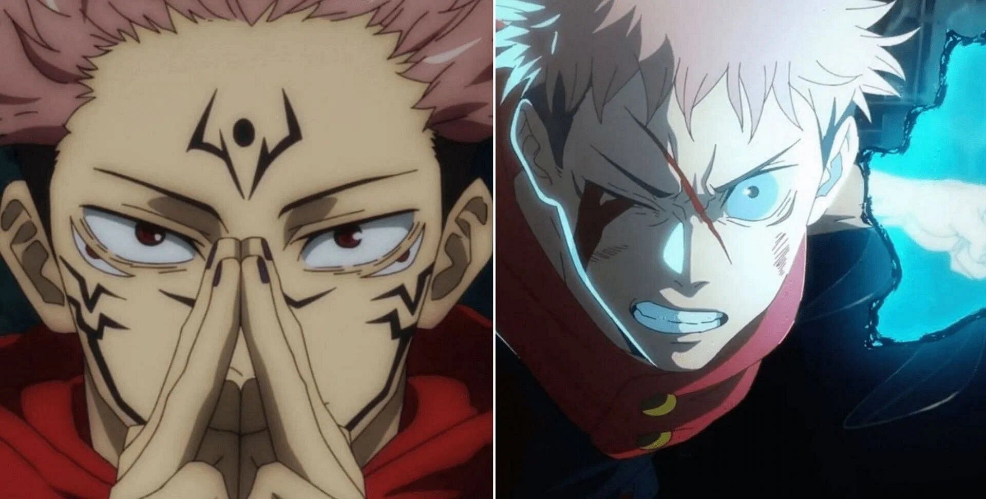 Ryomen Sukuna and Yuji Itadori in the anime (Image via MAPPA)