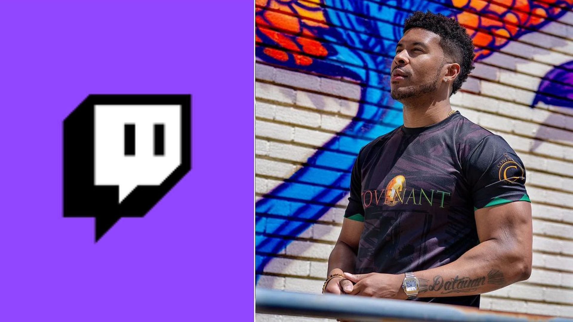 LowTierGod has been banned from Twitch yet again (Image via Twitch.tv, LowTierGod/Instagram)