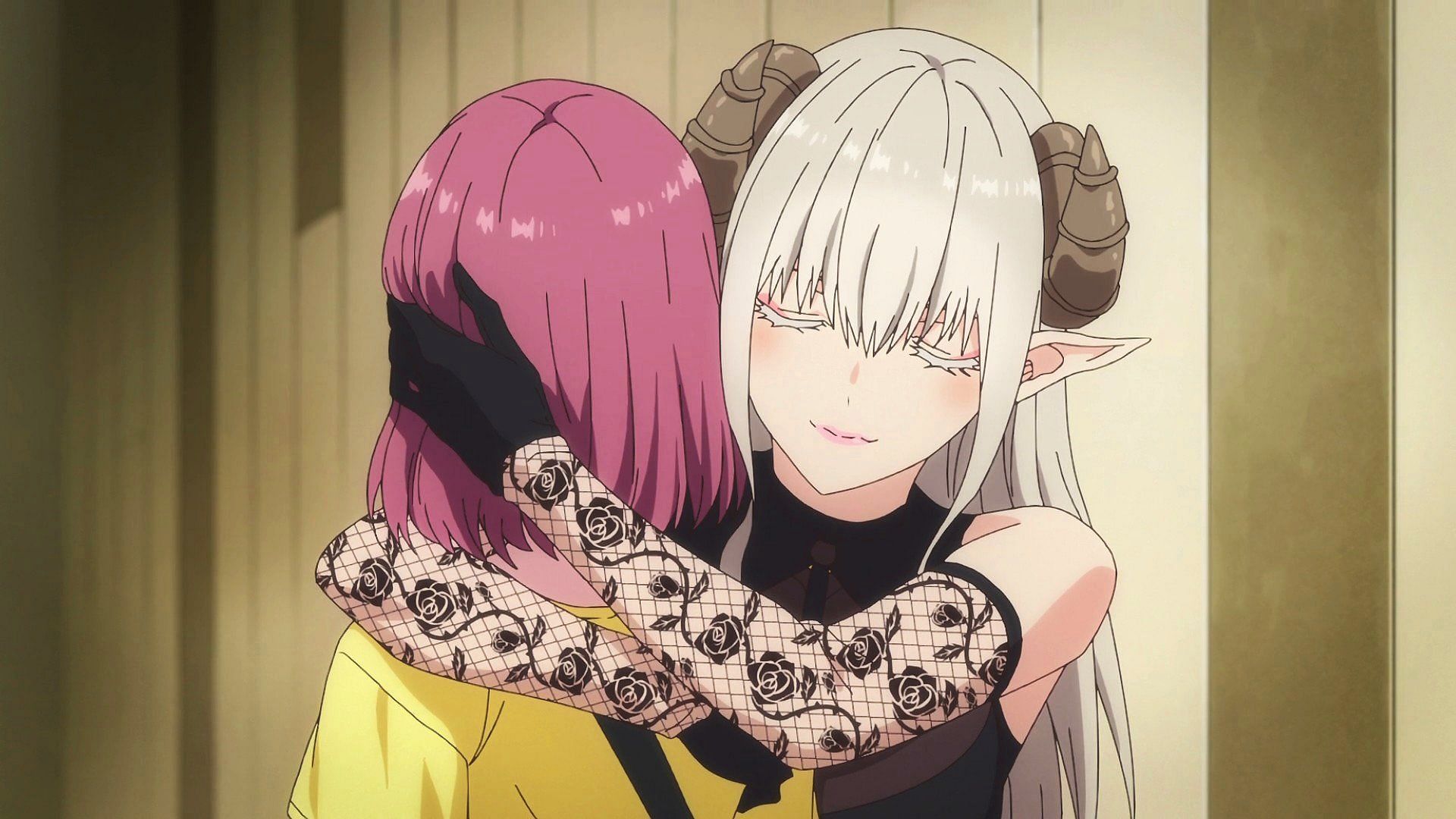 Mayura hugs Ririsa (Image via J.C.Staff)