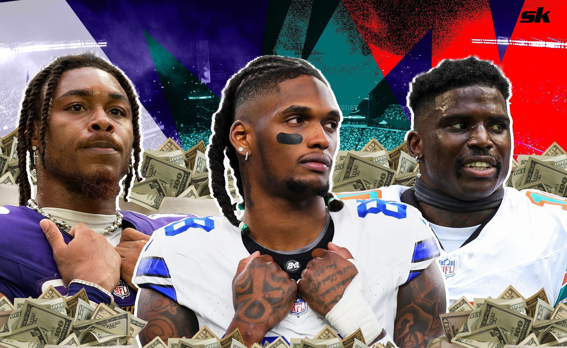 10 highestpaid WRs in NFL ft. CeeDee Lamb's 136,000,000, fouryear