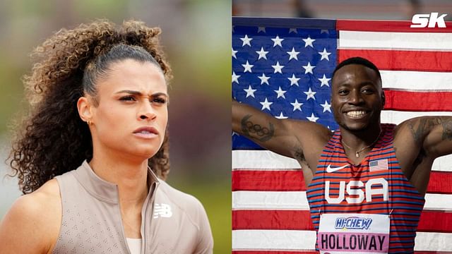 Sydney McLaughlin-Levrone and Grant Holloway