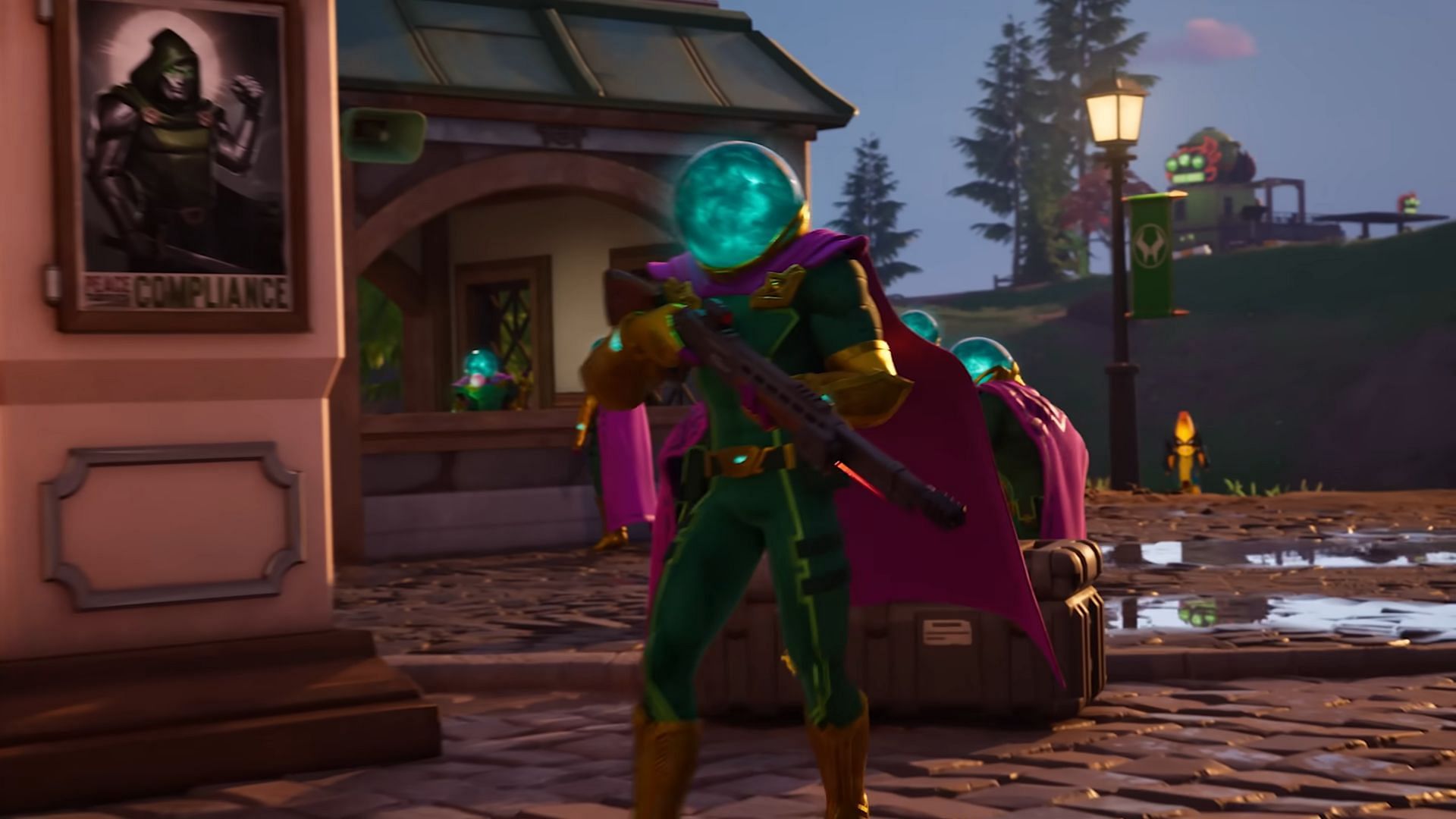 A new weapon and attachment mod was also spotted alongside weapons in the Fortnite Chapter 5 Season 4 Absolute Doom trailer (Image via Epic Games)