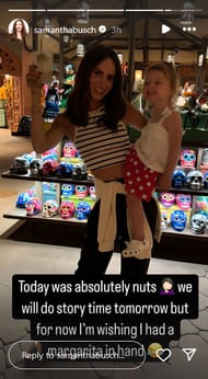 Screenshot of Samantha Busch's Instagram story (Instagram@samanthabusch)