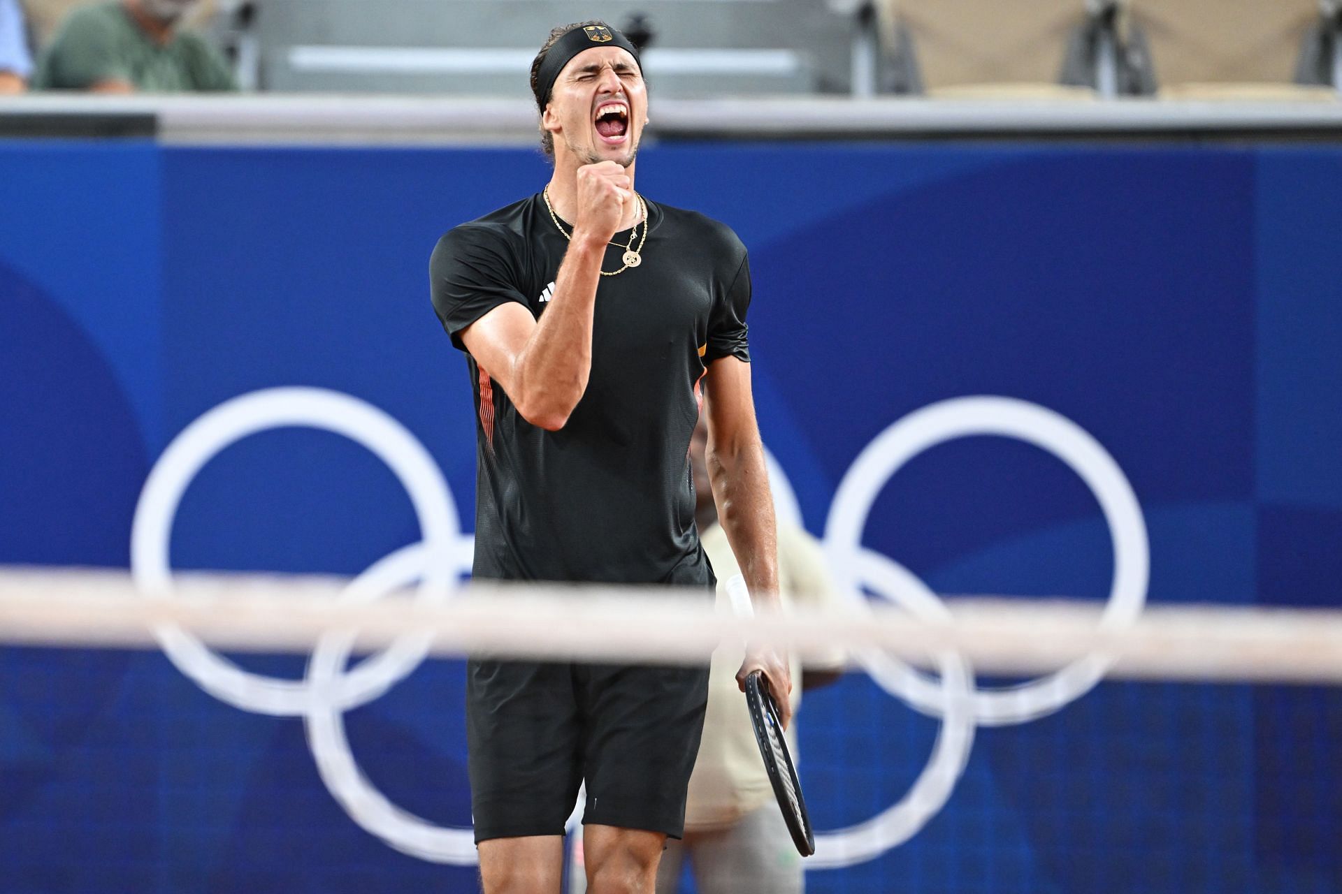 Alexander Zverev at the Paris Olympics 2024. (Photo: Getty)