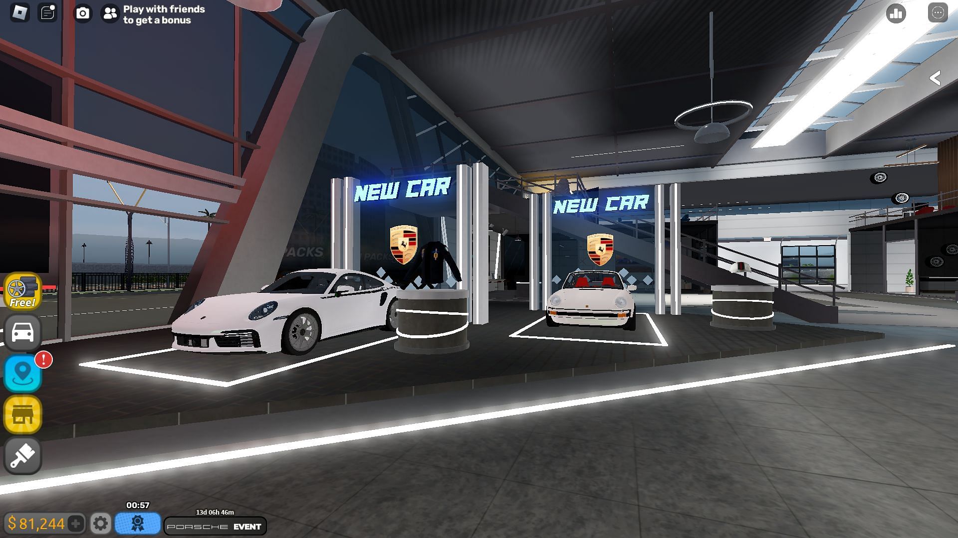 The new Porsche 911 Turbo cars (Image via Roblox)