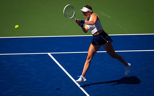 Danielle Collins at the 2024 US Open (Image via Getty)