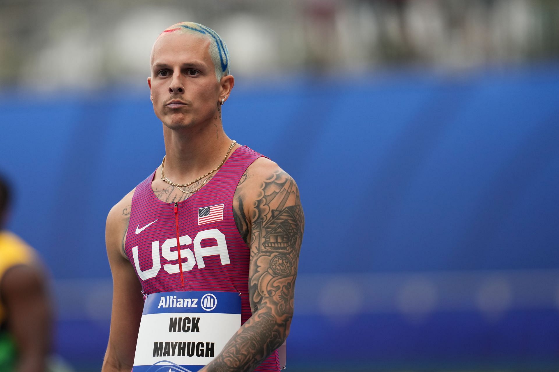 Nick Mayhugh at World Para Athletics Championships Paris 2023. (Photo by Moto Yoshimura/Getty Images)