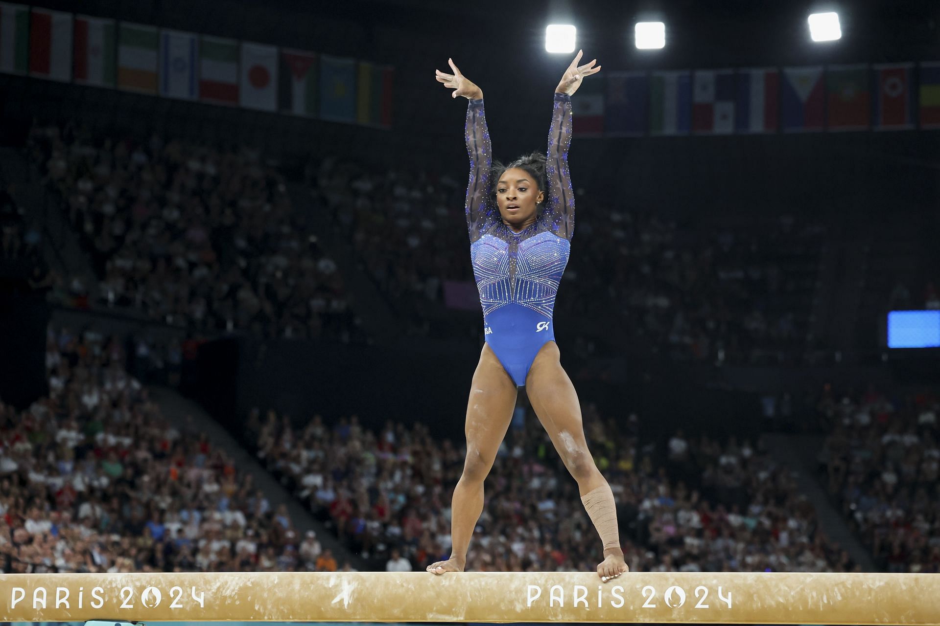 Simone Biles at the 2024 Paris Olympics - Getty Images