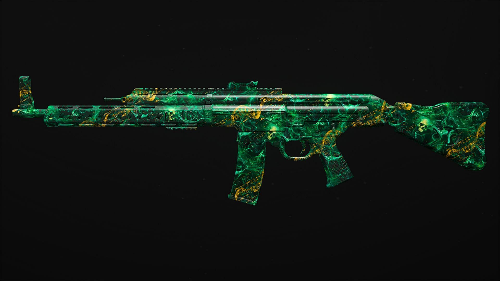 Gilded Genetics Camo in Warzone equipped with the STG44