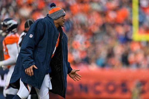 Russell Wilson at Los Angeles Chargers v Denver Broncos - Source: Getty