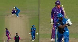 [Watch] Adil Rashid cleans up Andre Russell cheaply with well-disguised googly in The Hundred