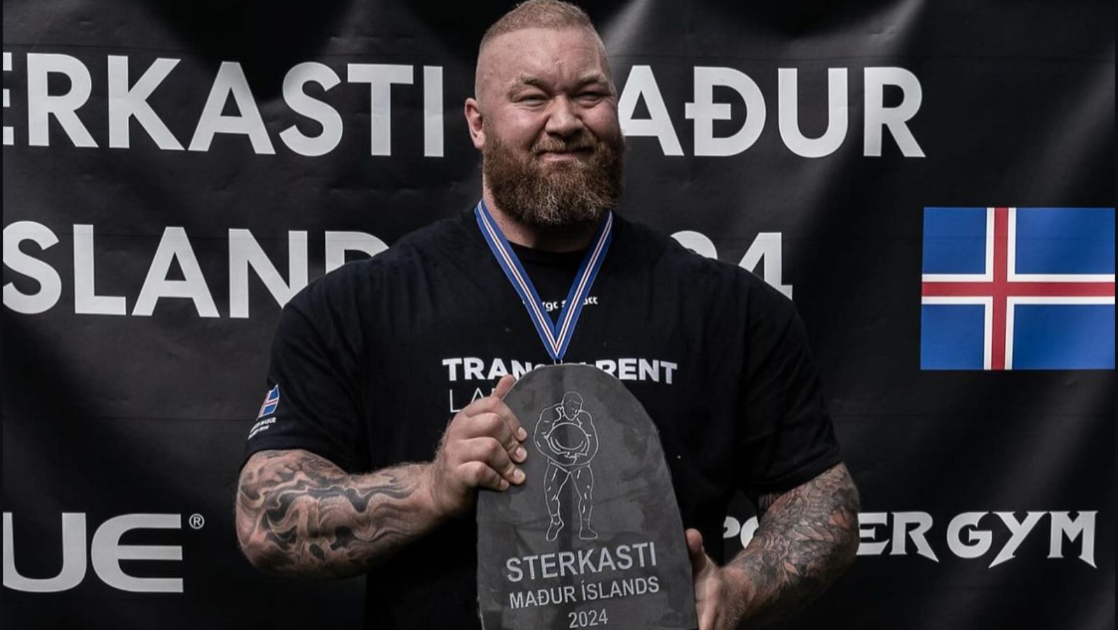 Hafthor Bjornsson winning Iceland