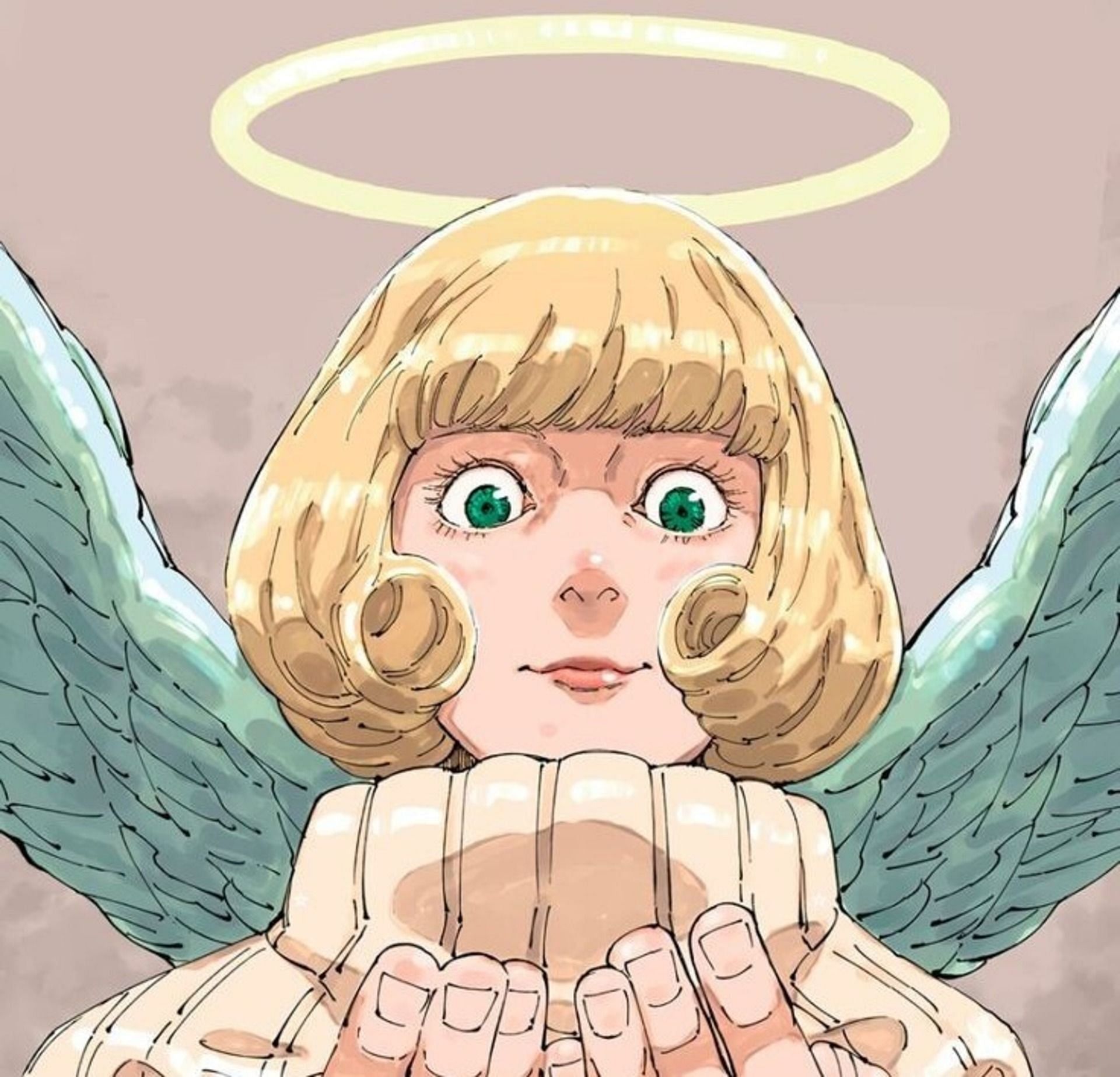 Hana Kurusu aka Angel (Image via Gege Akutami, Shueisha)