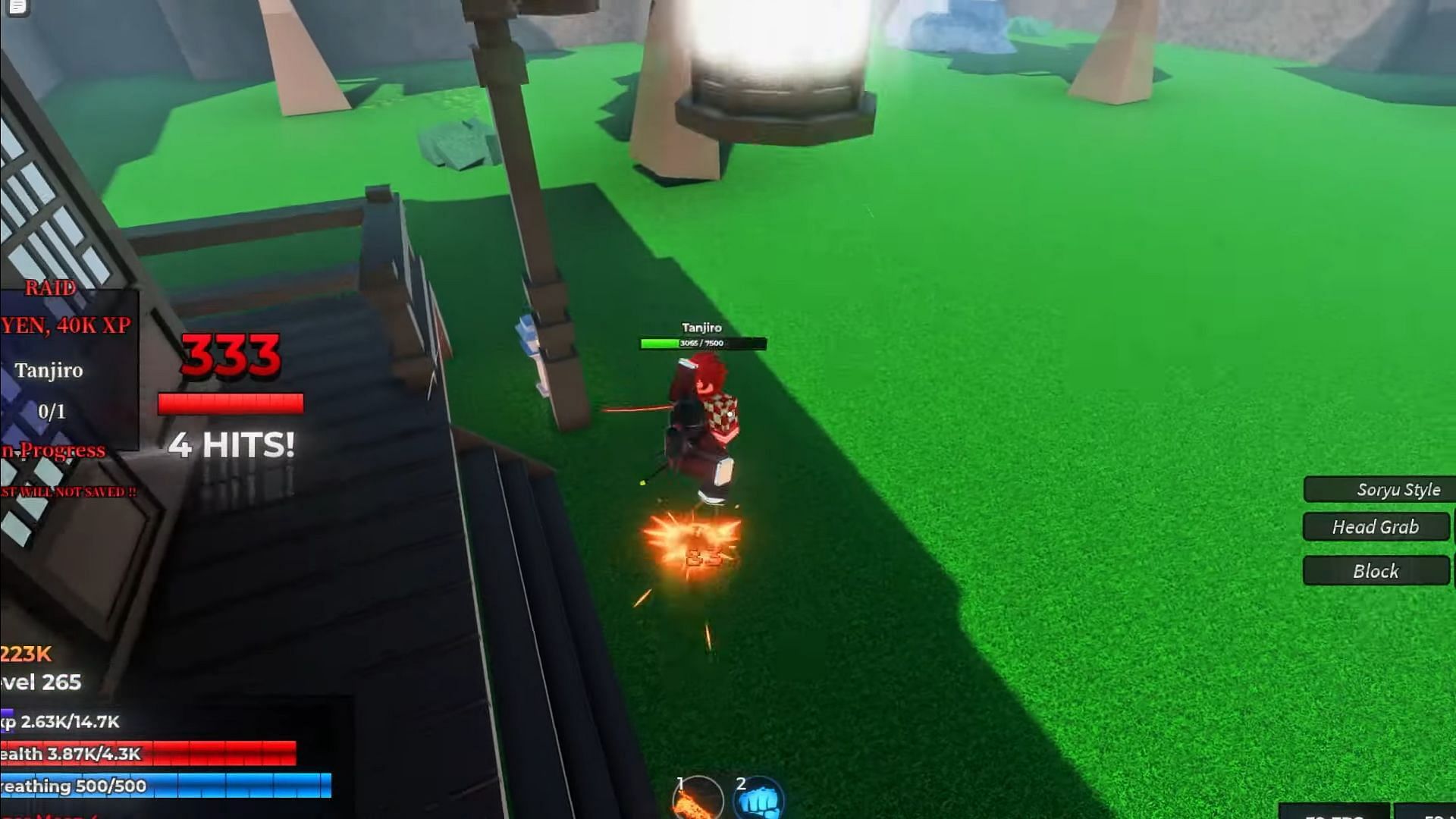 Weak Legacy 2 gameplay (Image via Roblox || XenoTy on YouTube)