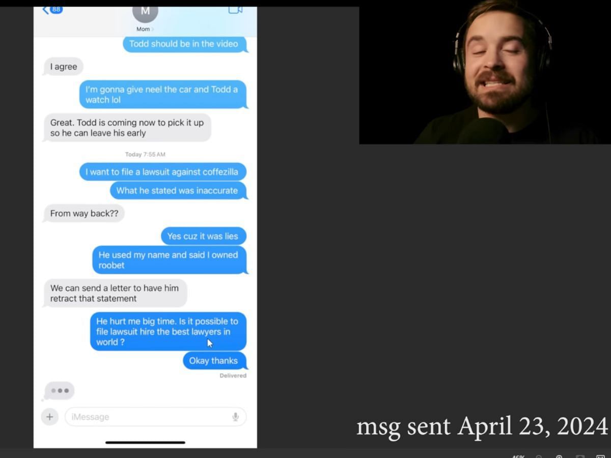 SteveWillDoIt&#039;s conversation with his mother (Image via YouTube/Voidzilla)