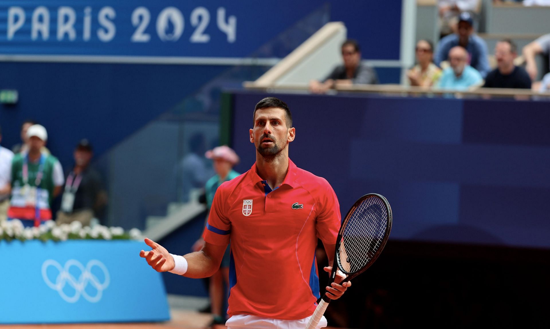 Novak Djokovic at the 2024 Paris Olympics (IMAGE: GETTY)