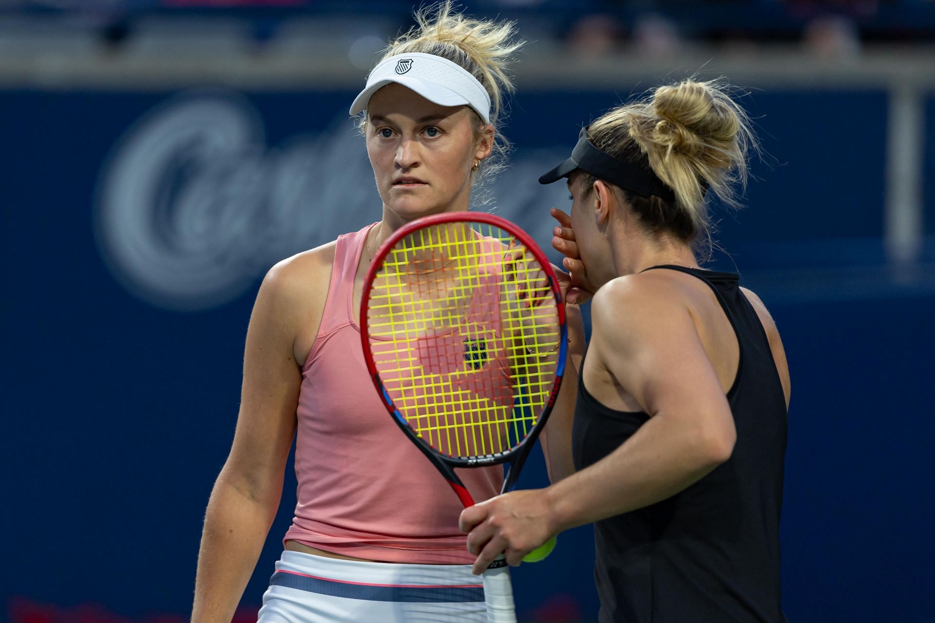 Erin Routliffe and Gabriela Dabrowski at the Canadian Open (Source: Getty)