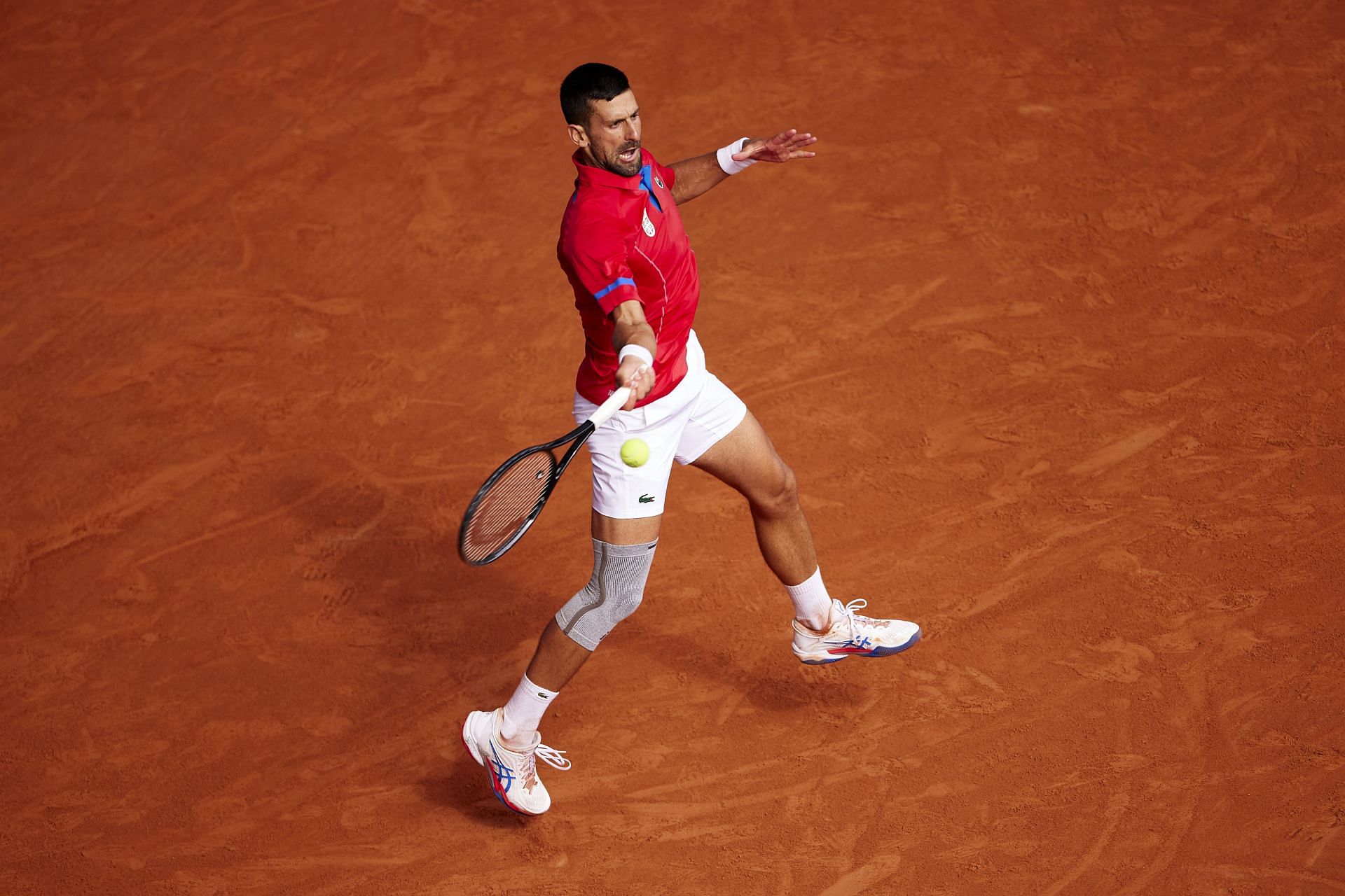 Novak Djokovic was aggressive with his forehand in Paris (IMAGE: GETTY)