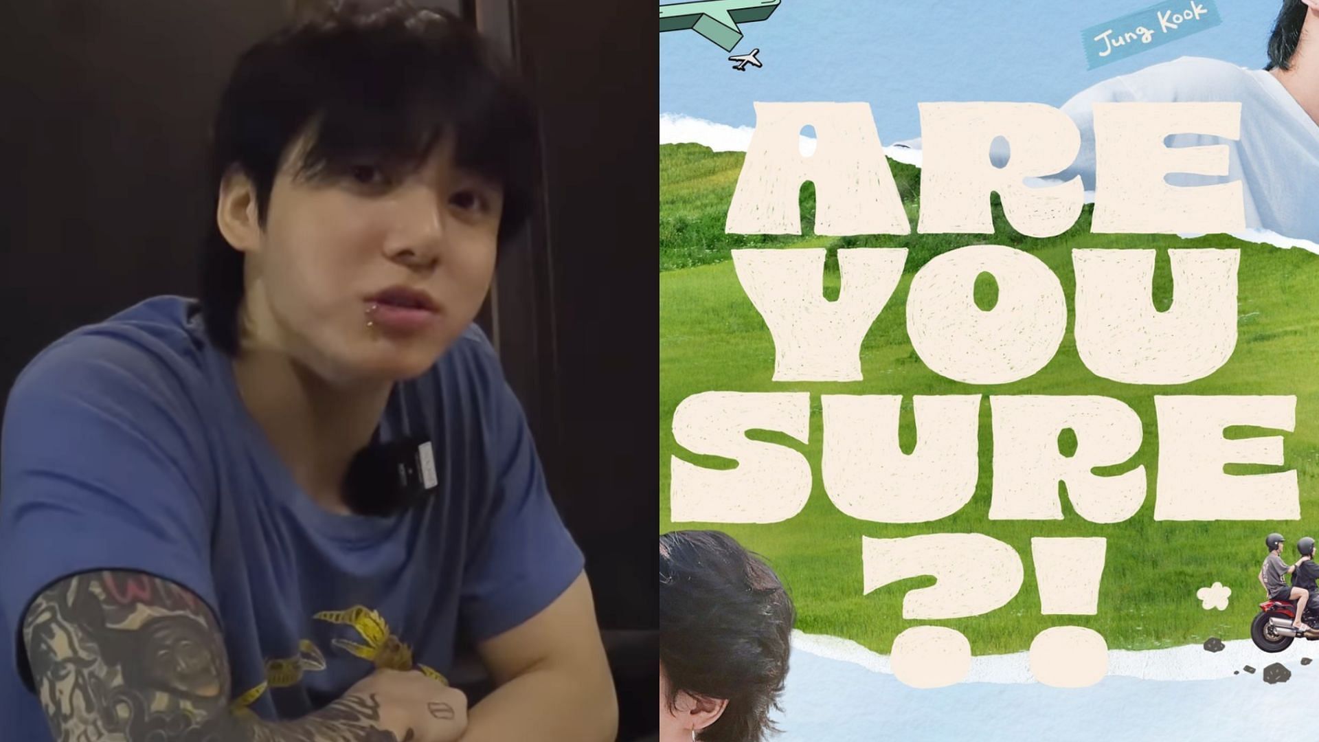 Jungkook for Are You Sure?! (Image via Instagram/@disneypluskr)