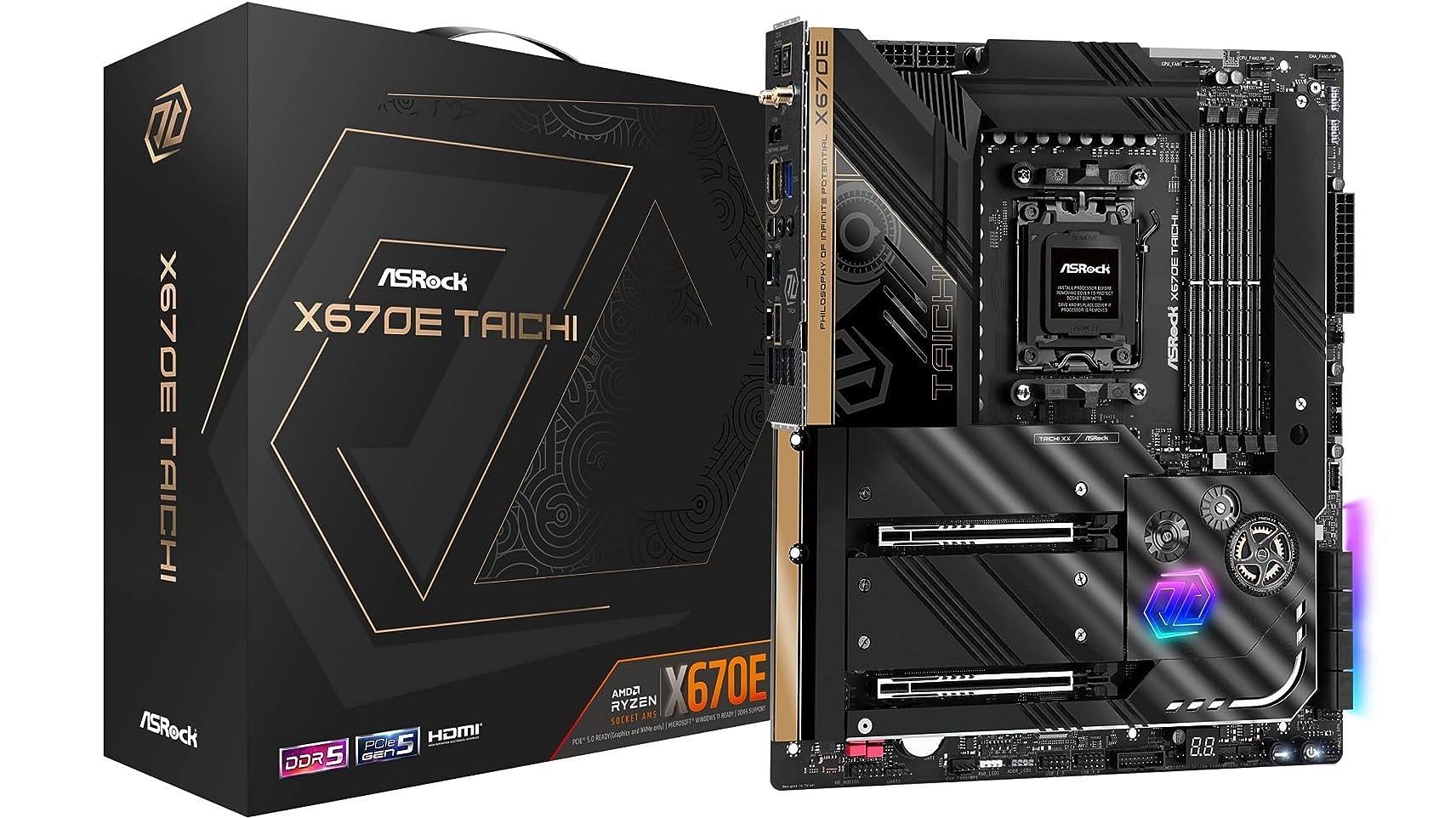 ASRock X670E TAICHI motherboard (Image via ASRock)