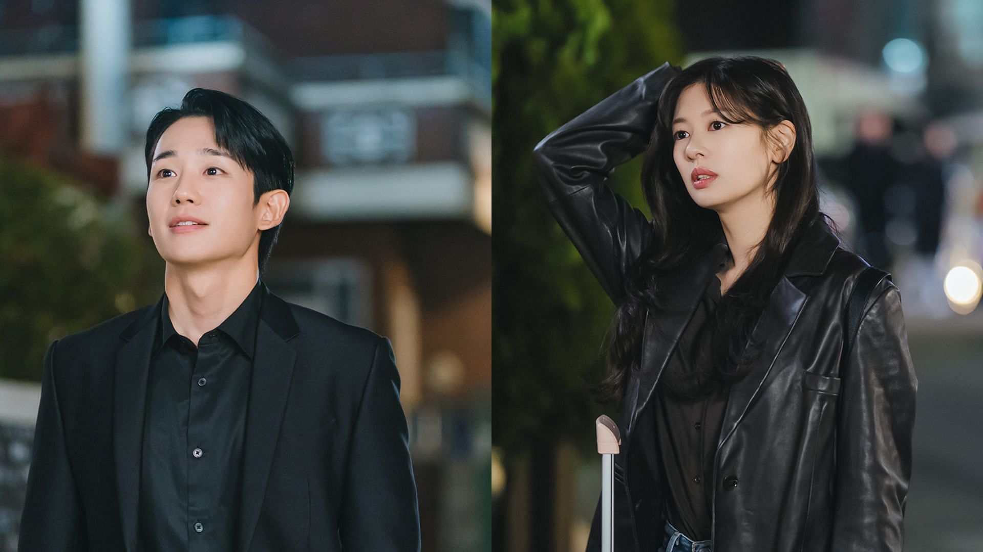 Jung Hae-in and Jung So-min from Love Next Door (Images via @CJnDrama/X)