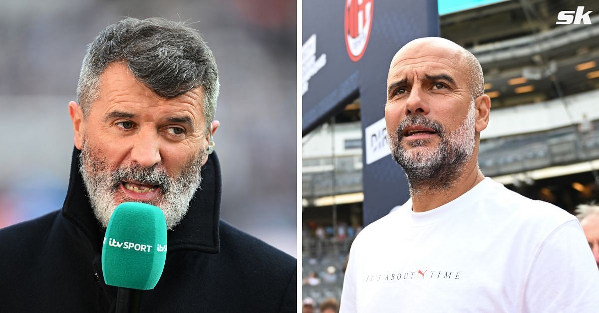 Roy Keane and Pep Guardiola (Image via Getty)
