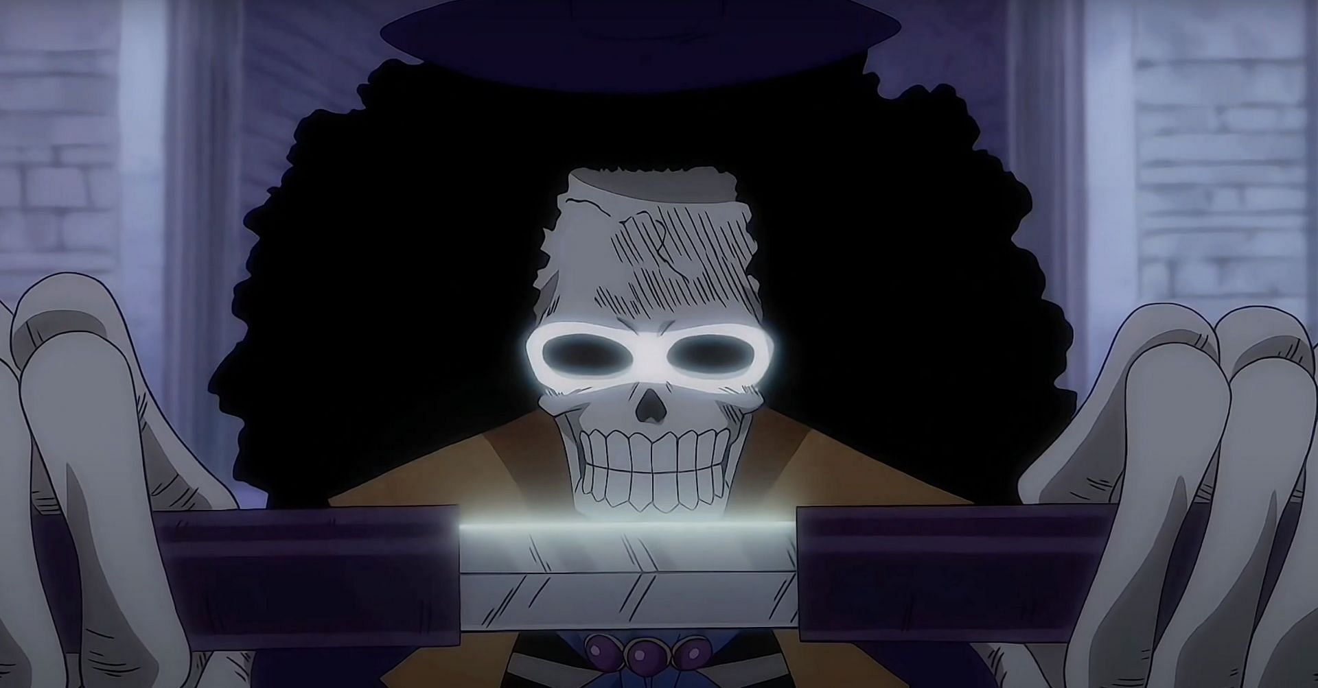 Brook as seen in anime (Image via Toei Animation)