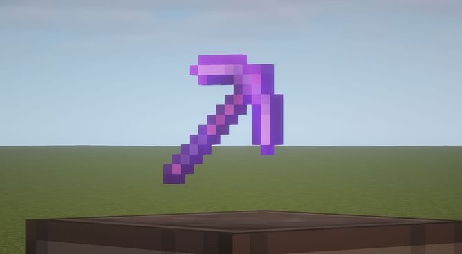How to make a god pickaxe in Minecraft