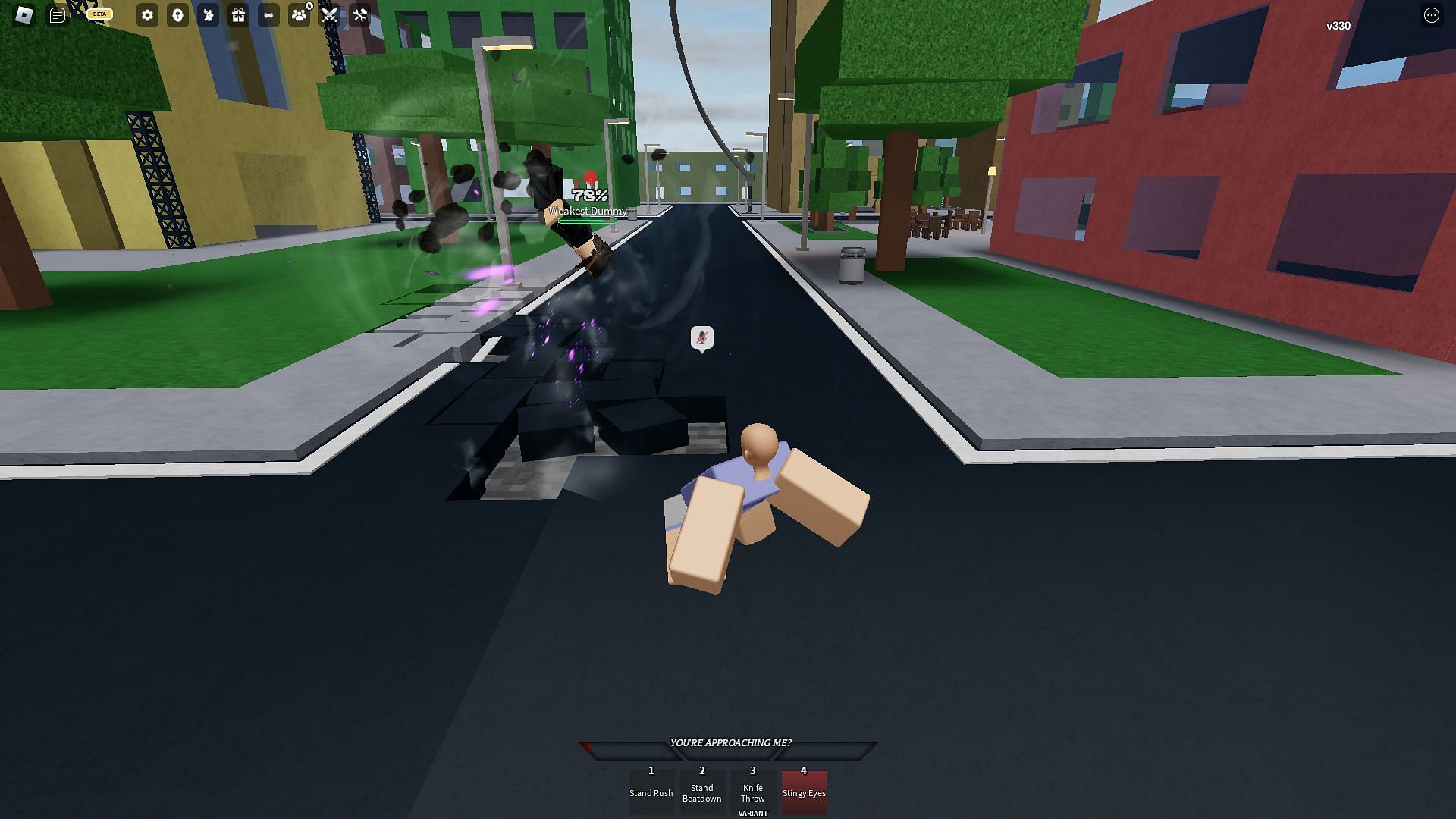 Stingy Eyes gameplay screenshot (Image via Roblox)