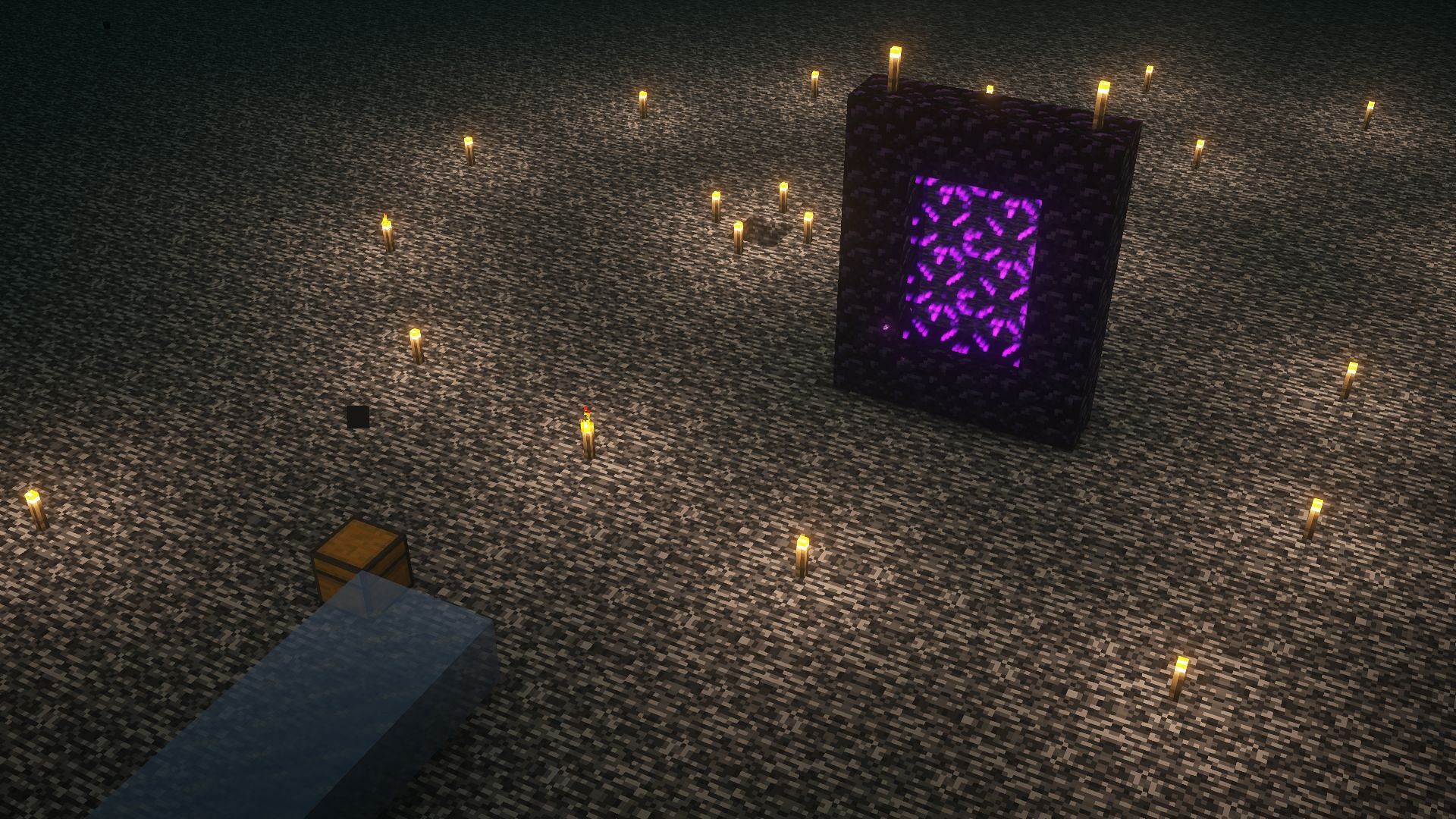 Being able to place blocks on the Nether roof is a huge advantage (Image via Mojang)