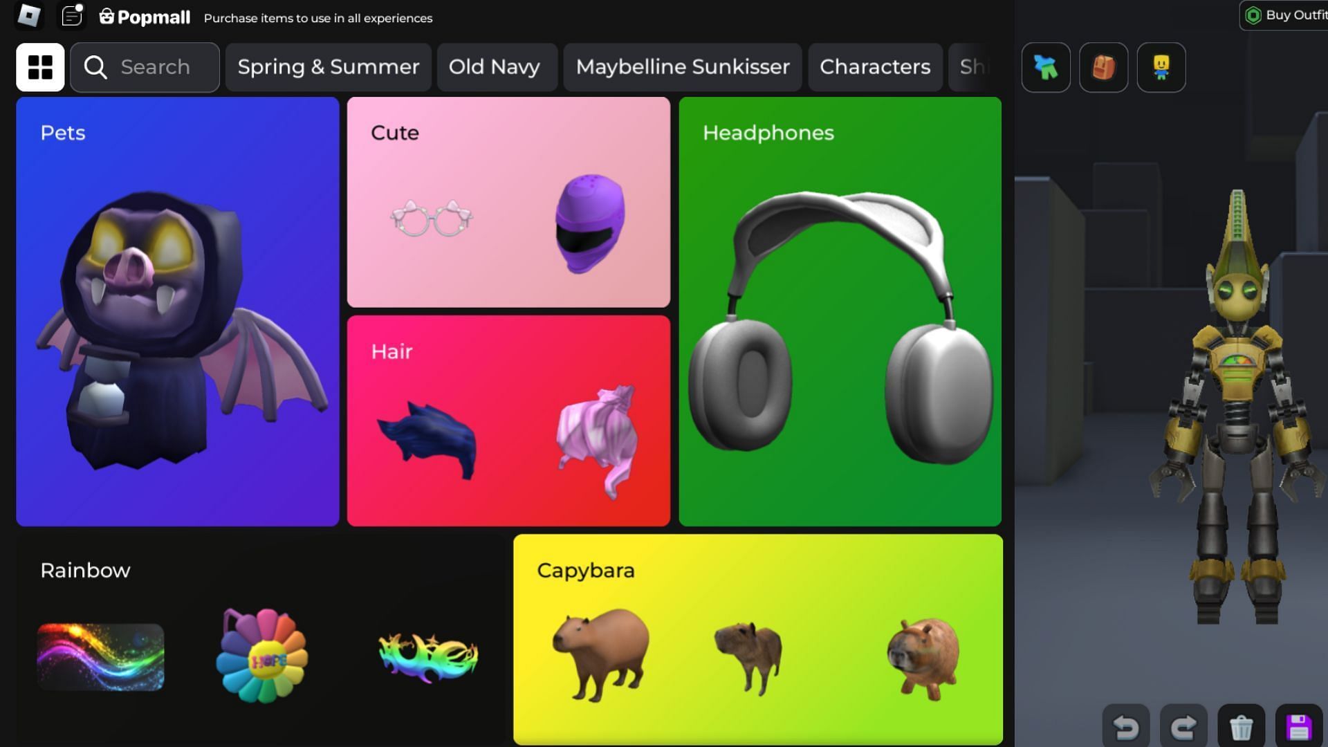 Customize your avatar as many times as you want (Image via Roblox)