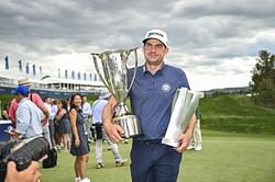 Keegan Bradley shares ‘special’ post as his family stuffs his 2018 BMW Championship trophy with his 7-year-old’s toy and other valuables