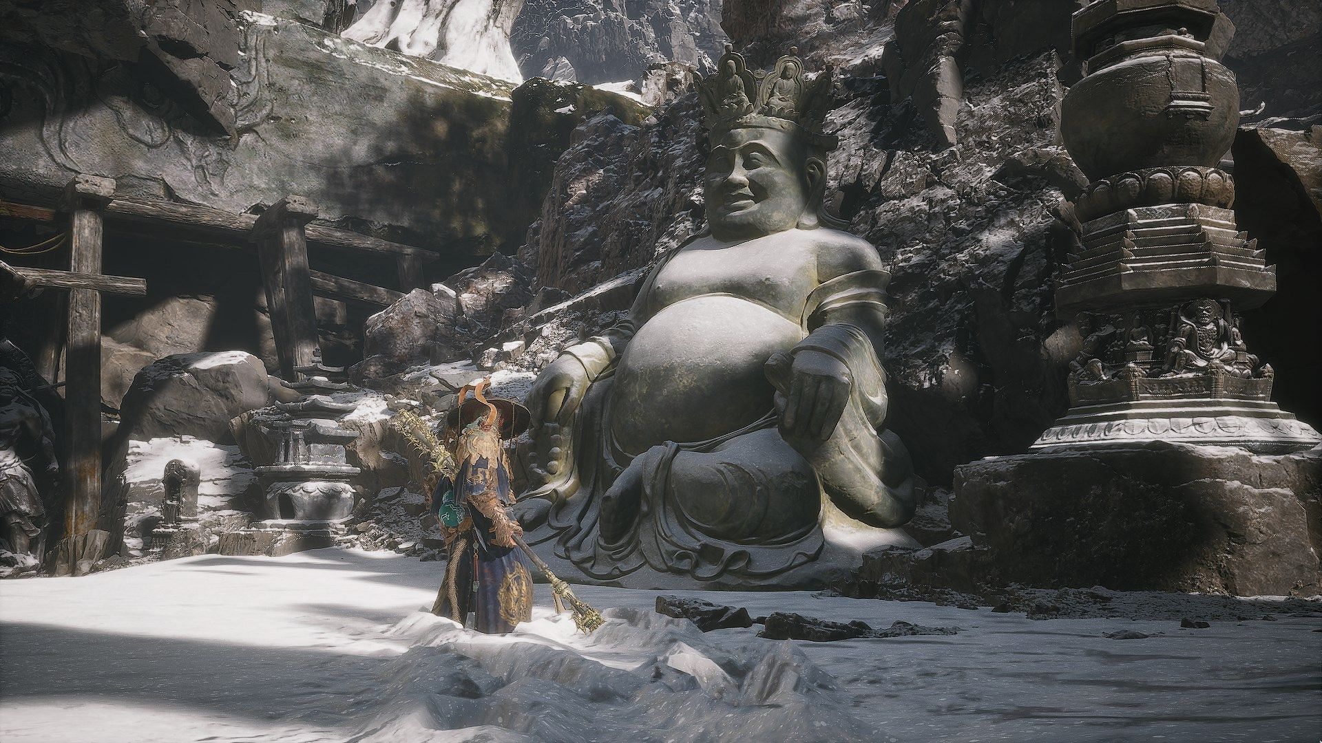 Buddha Statue locations in Black Myth Wukong Chapter 3 (Image via GameScience)