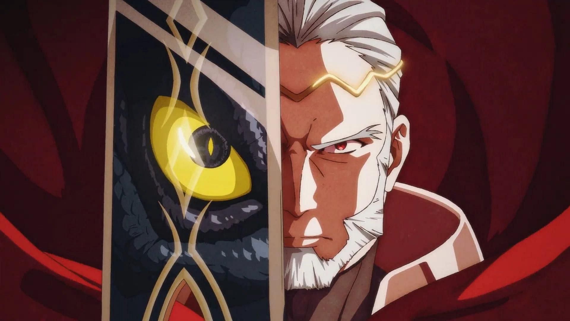 King Clays confronting the Dragon of Calamity as shown in the anime (Image via Studio OLM)