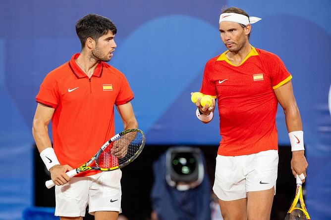 "If my age will be 10 years less, we're going to create beautiful relationship" - Rafael Nadal hails Carlos Alcaraz after Paris Olympics doubles exit