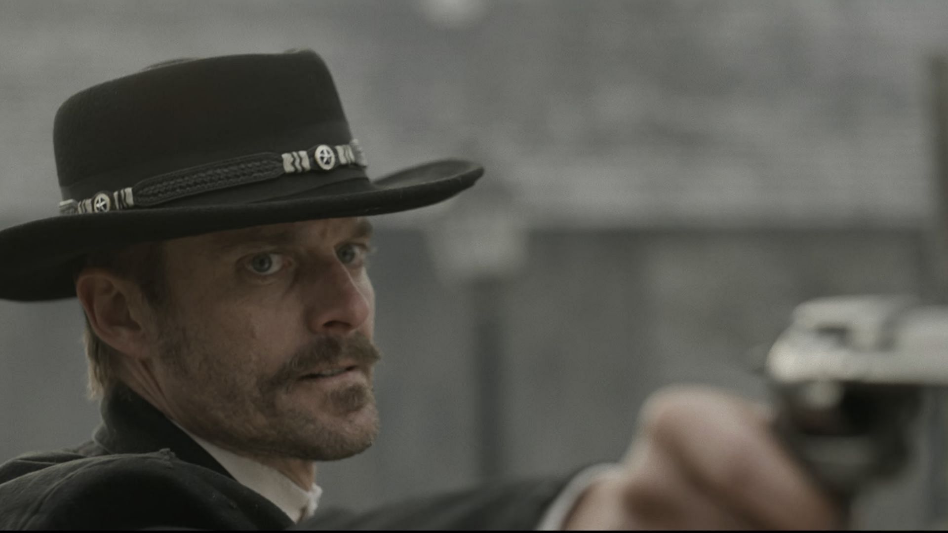 Tim Fellingham as Wyatt Earp ( Screengrab via Netflix)