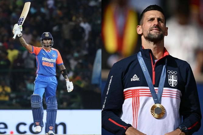 “So well deserved” - Suryakumar Yadav pays tribute as Novak Djokovic wins gold medal at Paris Olympics 2024