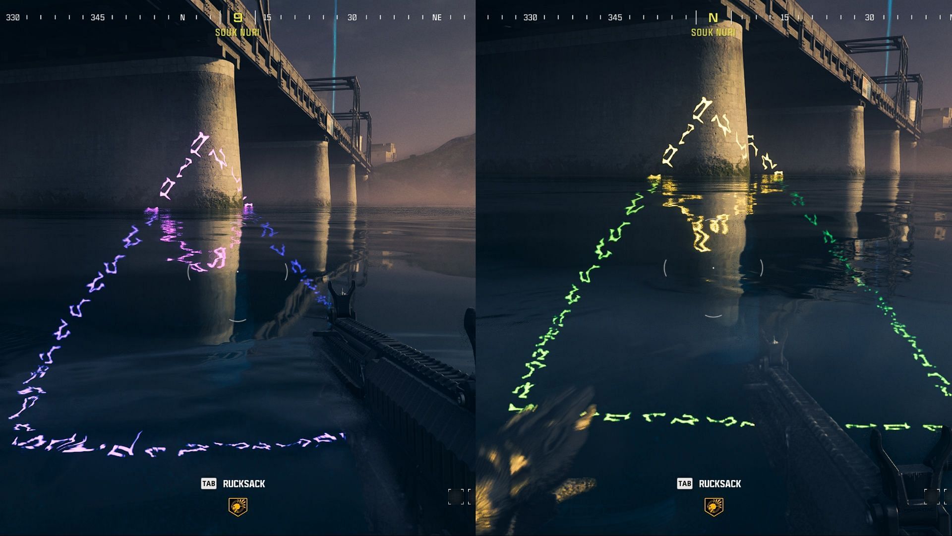 Pattern that you need to align (Image via Activision)