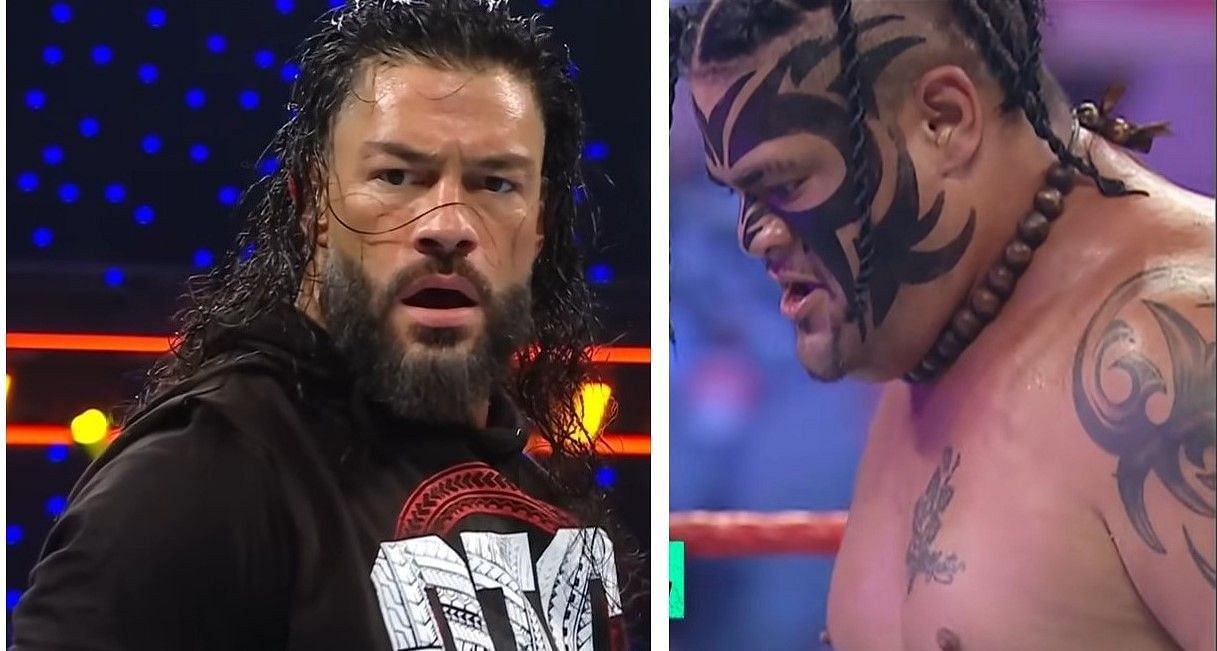 Roman Reigns(Left( and Umaga(Right) [image Source: Screenshot from WWE