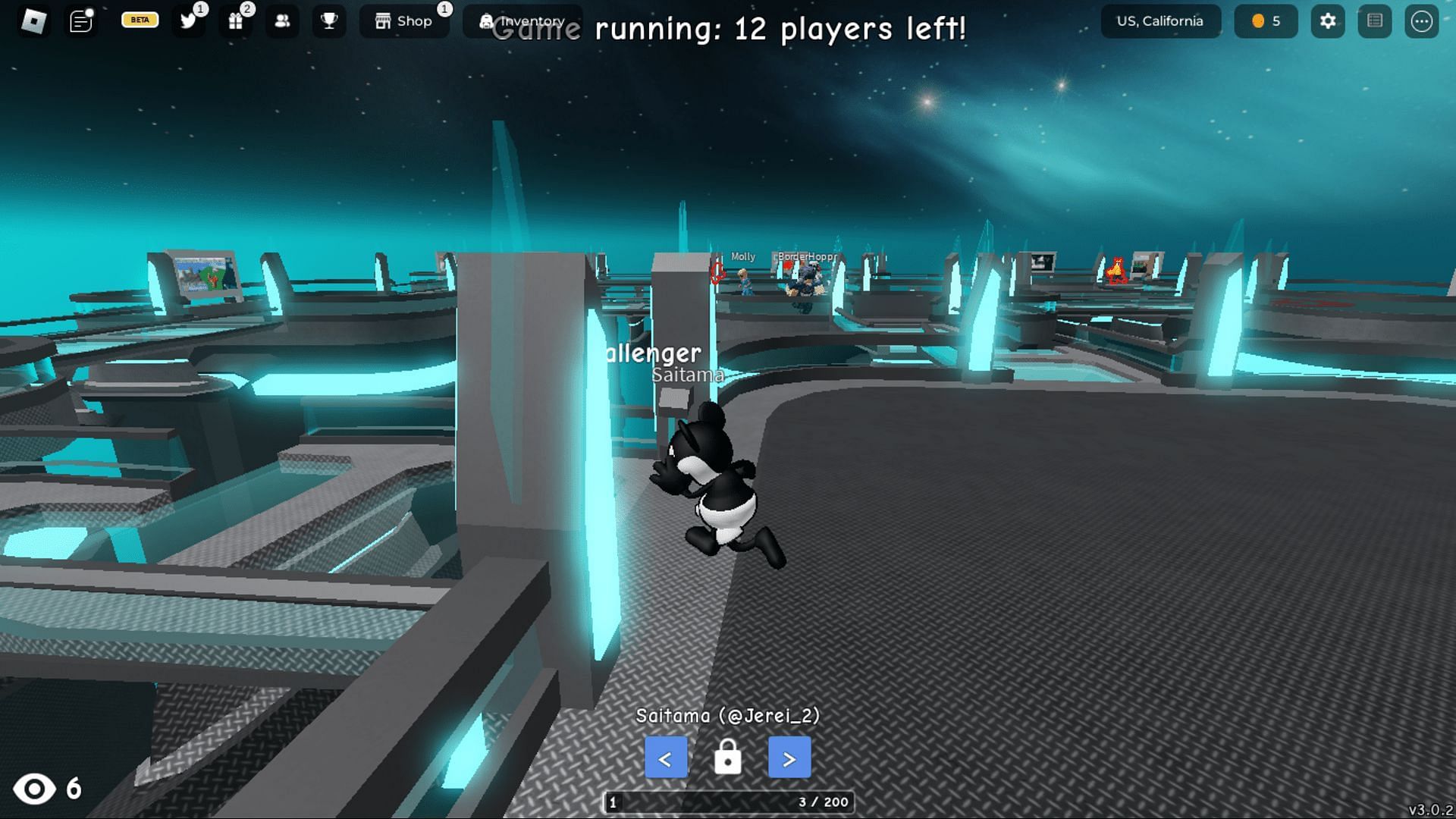 Gameplay screenshot from Pass the Bomb (Image via Roblox)