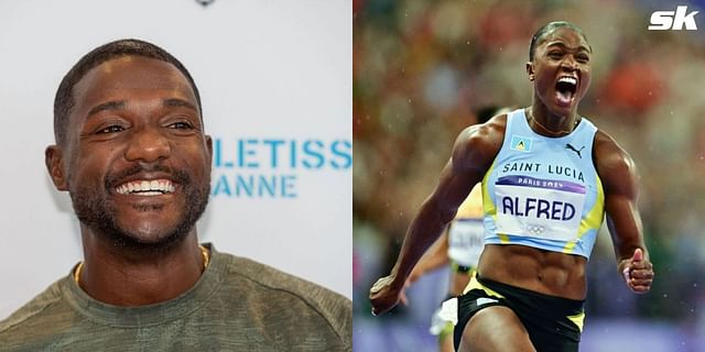 Justin Gatlin lauds Julien Alfred