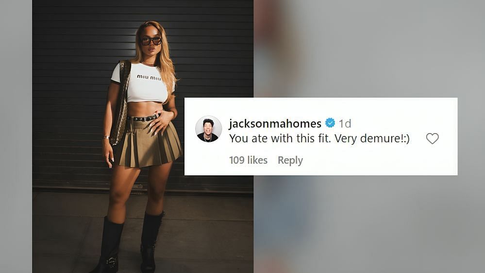 Patrick Mahomes&rsquo; brother Jackson throws compliment at Travis Kelce&rsquo;s ex-GF Kayla Nicole (Image Source: Nicole/Instagram)